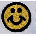 Custom Embroidered Smile Face Applique - 1.2"